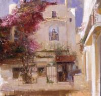 Pino Daeni - Impression oil painting.